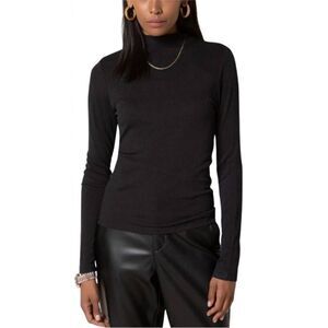 NWT Filippa Mock Neck Long Sleeve Knit Top, Size S